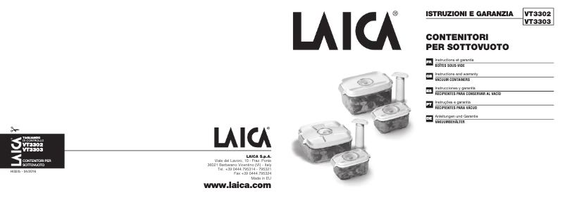 Página nº 1 - Manual de usuario Laica VT3302