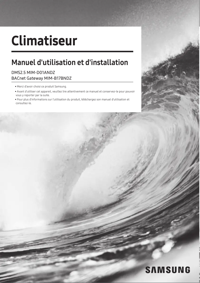 Imagen de la primera página del manual del dispositivo MIM-D01AN