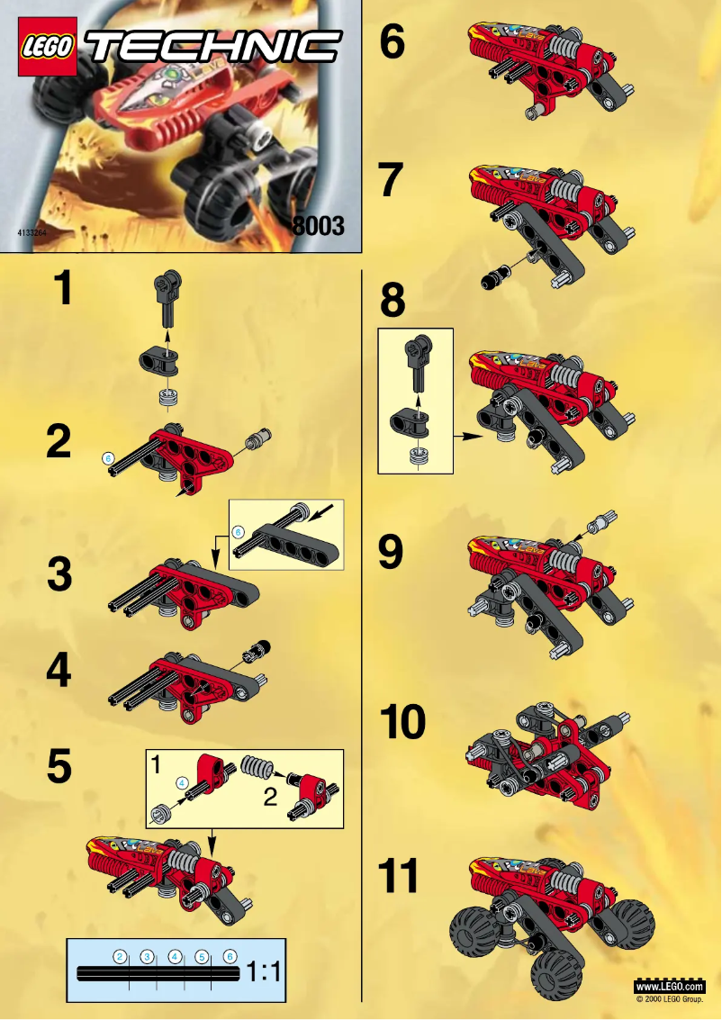 Imagen de la primera página del manual del dispositivo Roboriders 8003
