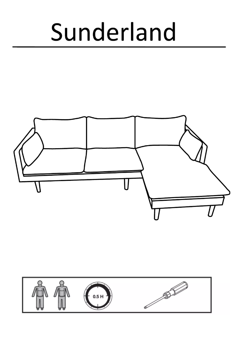Página nº 1 - Manual de usuario JYSK Vaxholm