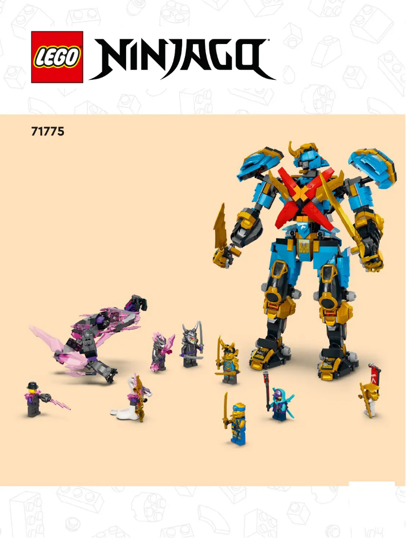 Imagen de la primera página del manual del dispositivo Ninjago 71775