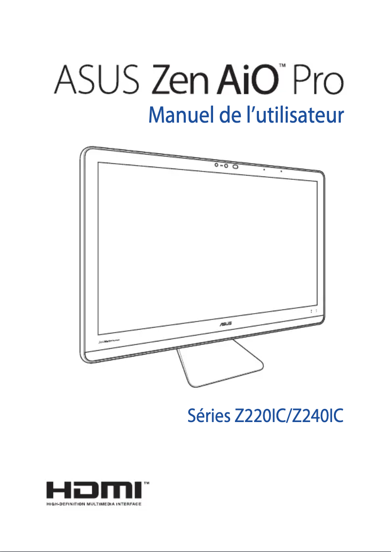 Página nº 1 - Manual de usuario Asus Zen AiO Pro Z220ICUT