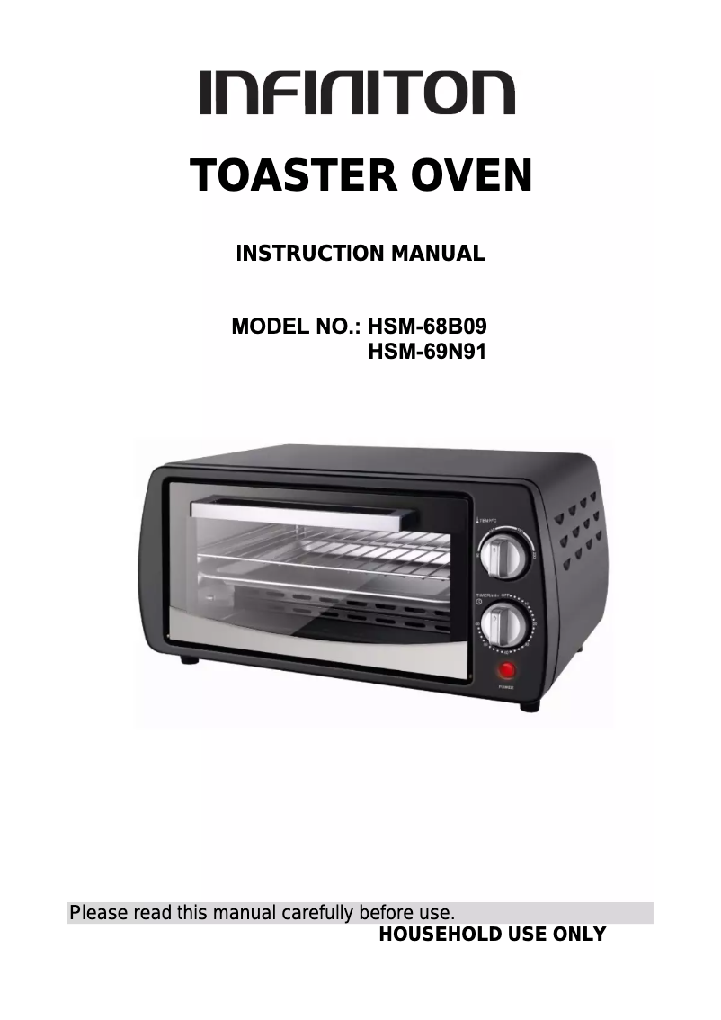 Imagen de la primera página del manual del dispositivo HSM-68B09