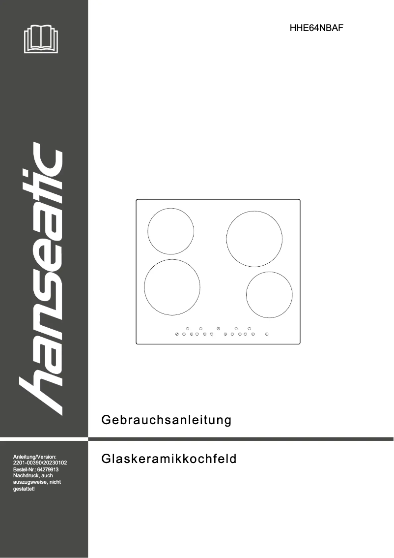 Página nº 1 - Manual de usuario Hanseatic HHE64NBAF