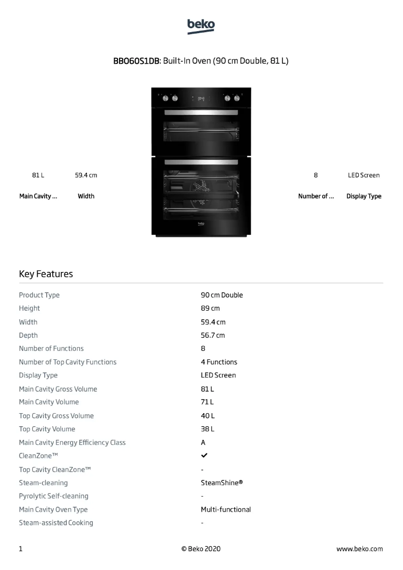 Imagen de la primera página del manual del dispositivo BBO60S1DB