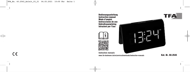 Página nº 1 - Manual de usuario TFA Icon 60.2543.02