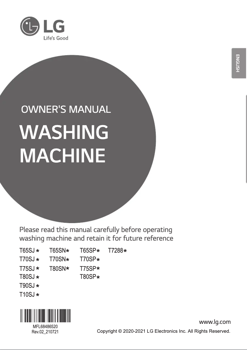 Página 1 del manual Manual de usuario LG T65SPSF1ZA