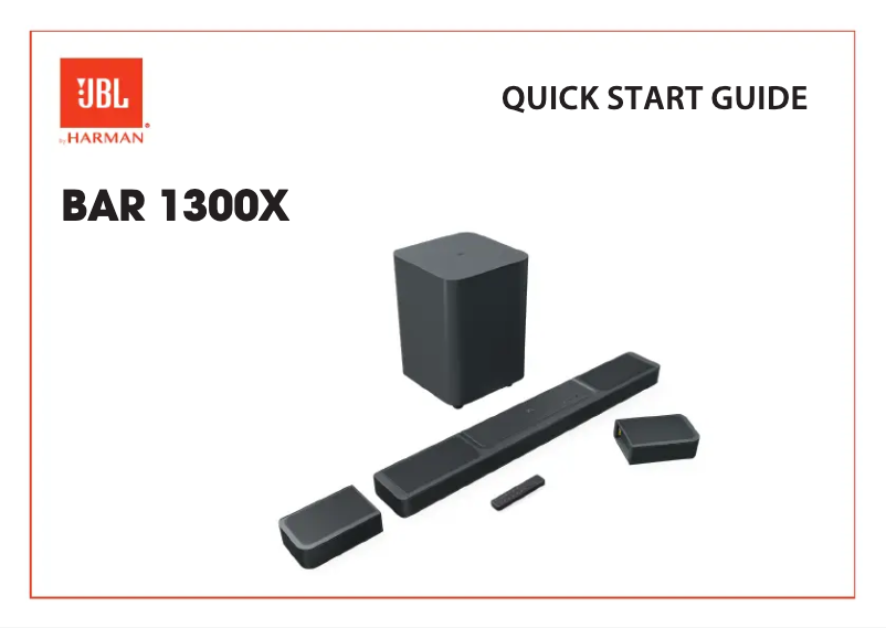 Imagen de la primera página del manual del dispositivo Bar 1300