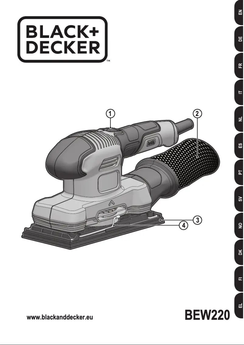 Página nº 1 - Manual de usuario Black & Decker BEW220