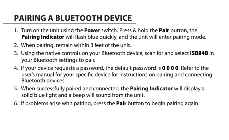 Página 1 del manual Manual de usuario iLive ISB84