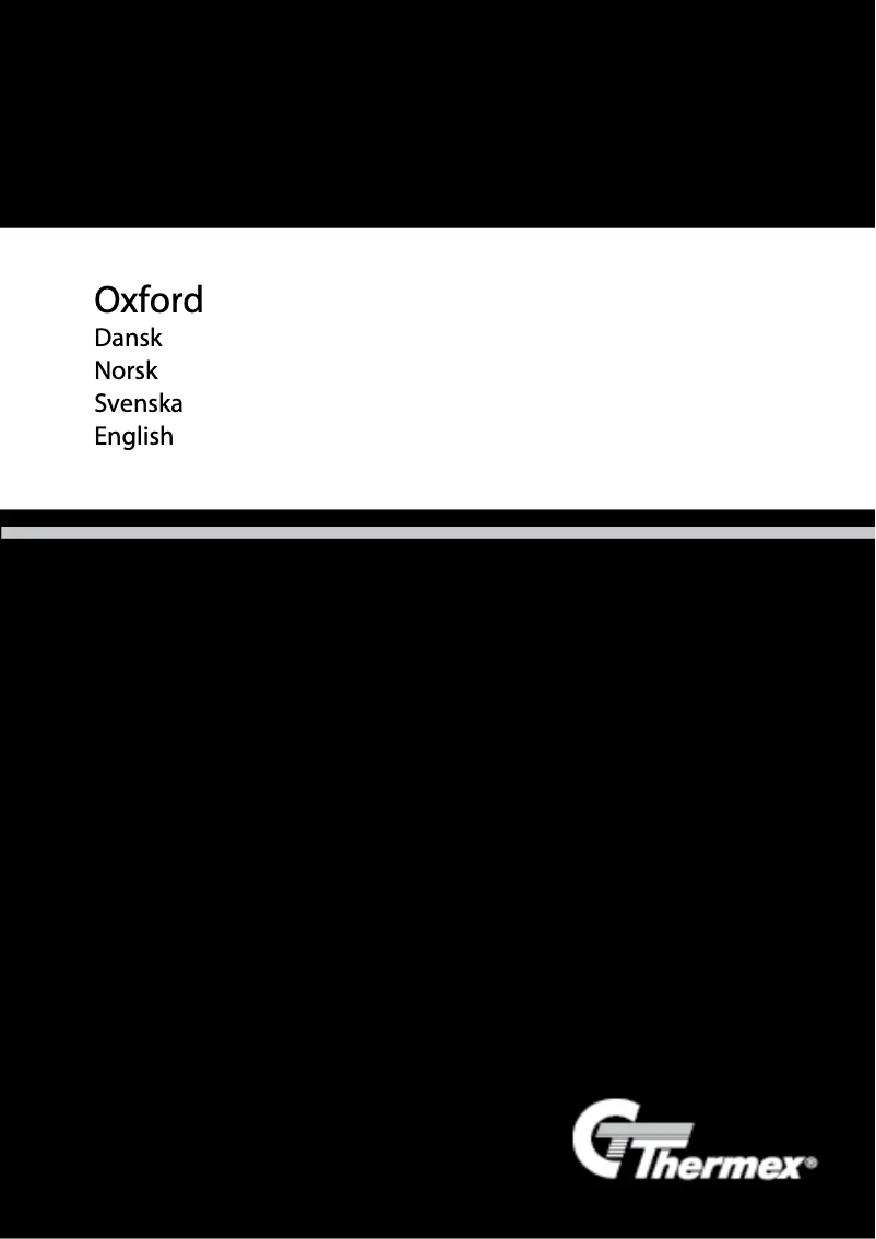 Imagen de la primera página del manual del dispositivo Oxford