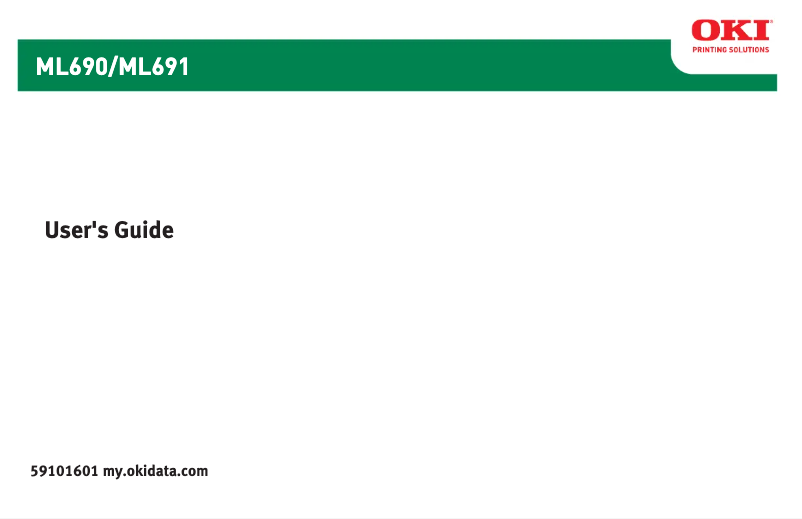 Imagen de la primera página del manual del dispositivo ML690