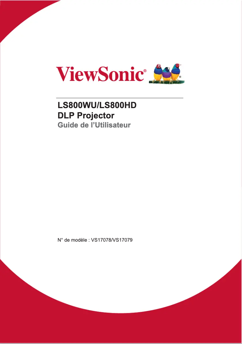 Imagen de la primera página del manual del dispositivo LS800HD