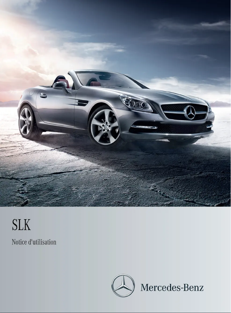 Imagen de la primera página del manual del dispositivo SLK-Class Coupe (2013)