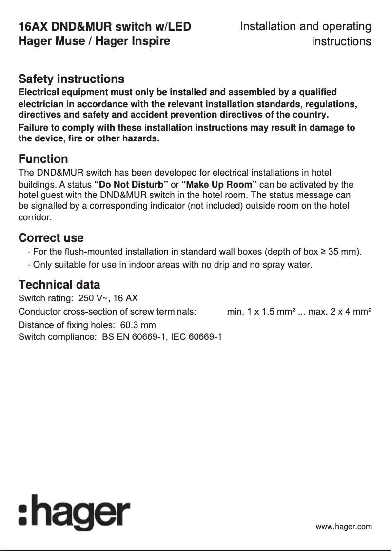 Imagen de la primera página del manual del dispositivo WGCXHDCNB
