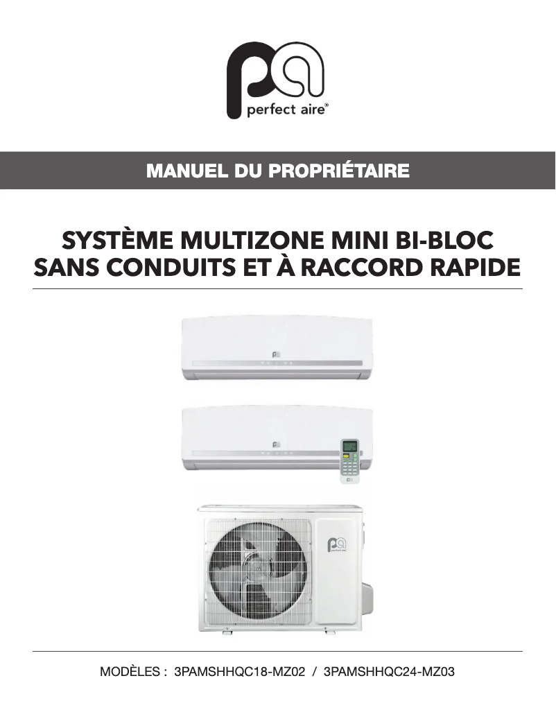 Imagen de la primera página del manual del dispositivo 3PAMSHHQC24-MZO3