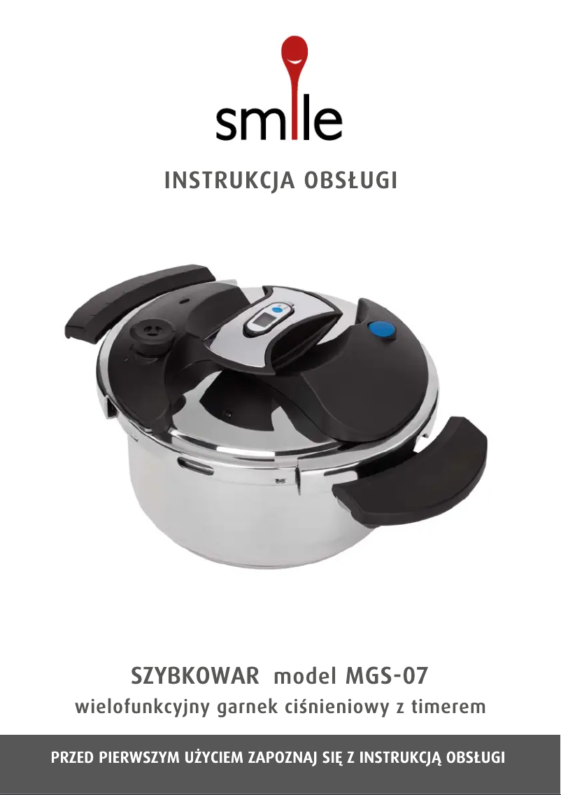 Imagen de la primera página del manual del dispositivo MGS-07