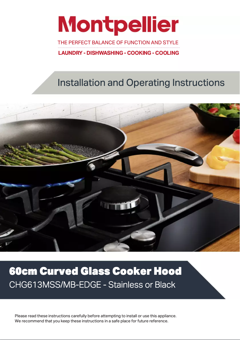 Imagen de la primera página del manual del dispositivo CHG613MB