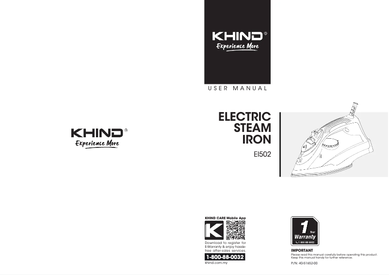 Imagen de la primera página del manual del dispositivo EI502