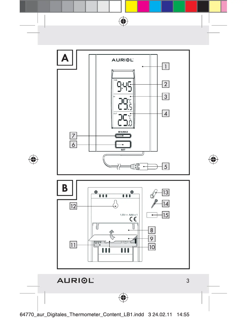 Página 1 del manual Manual de usuario Auriol H4286B