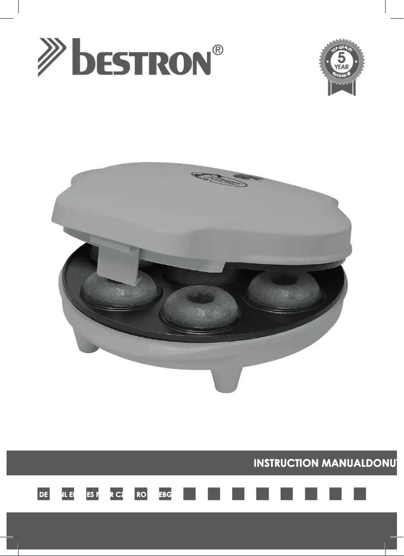 Página 1 del manual Manual de usuario Bestron ADM218