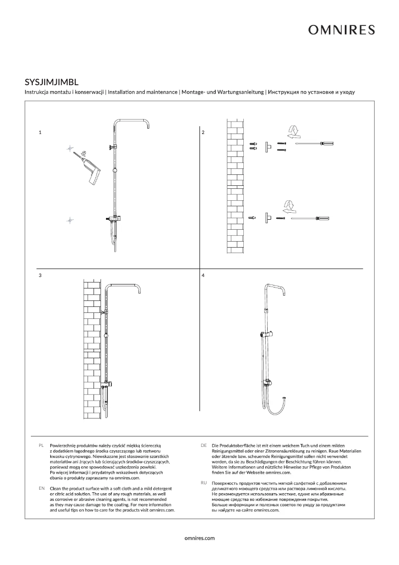 Página nº 1 - Manual de usuario Omnires SYSJIMJIMBL