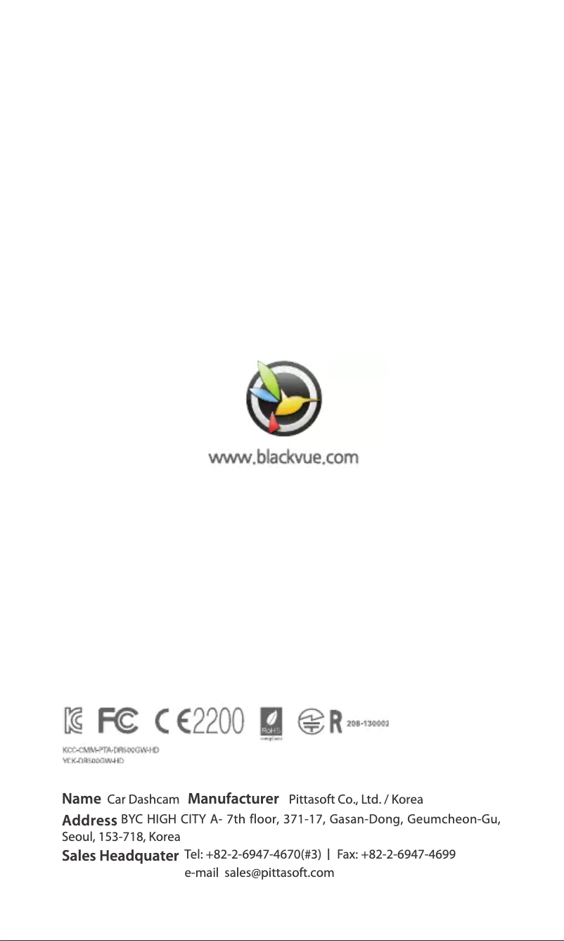 Imagen de la primera página del manual del dispositivo DR500GW-HD