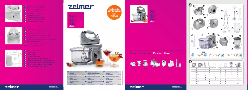 Página 1 del manual Manual de usuario Zelmer 281