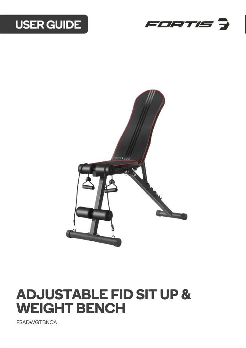 Imagen de la primera página del manual del dispositivo FSADWGTBNCA