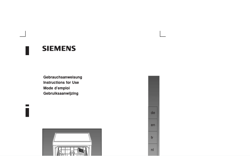 Página 1 del manual Manual de usuario Siemens SF24631