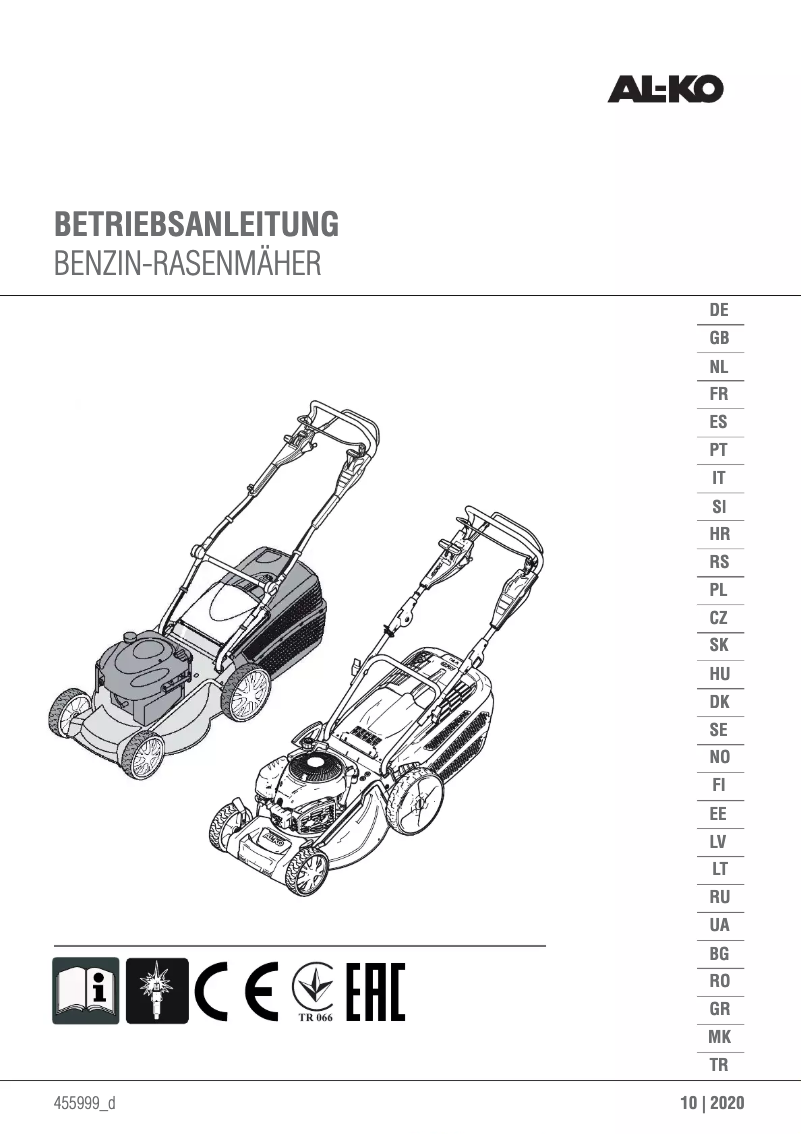 Imagen de la primera página del manual del dispositivo 4852 VS ALU