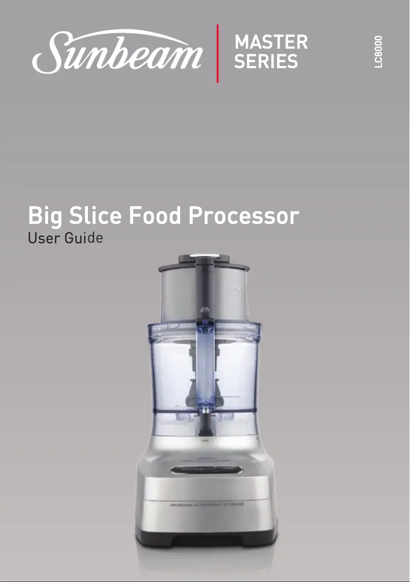 Imagen de la primera página del manual del dispositivo LC8000