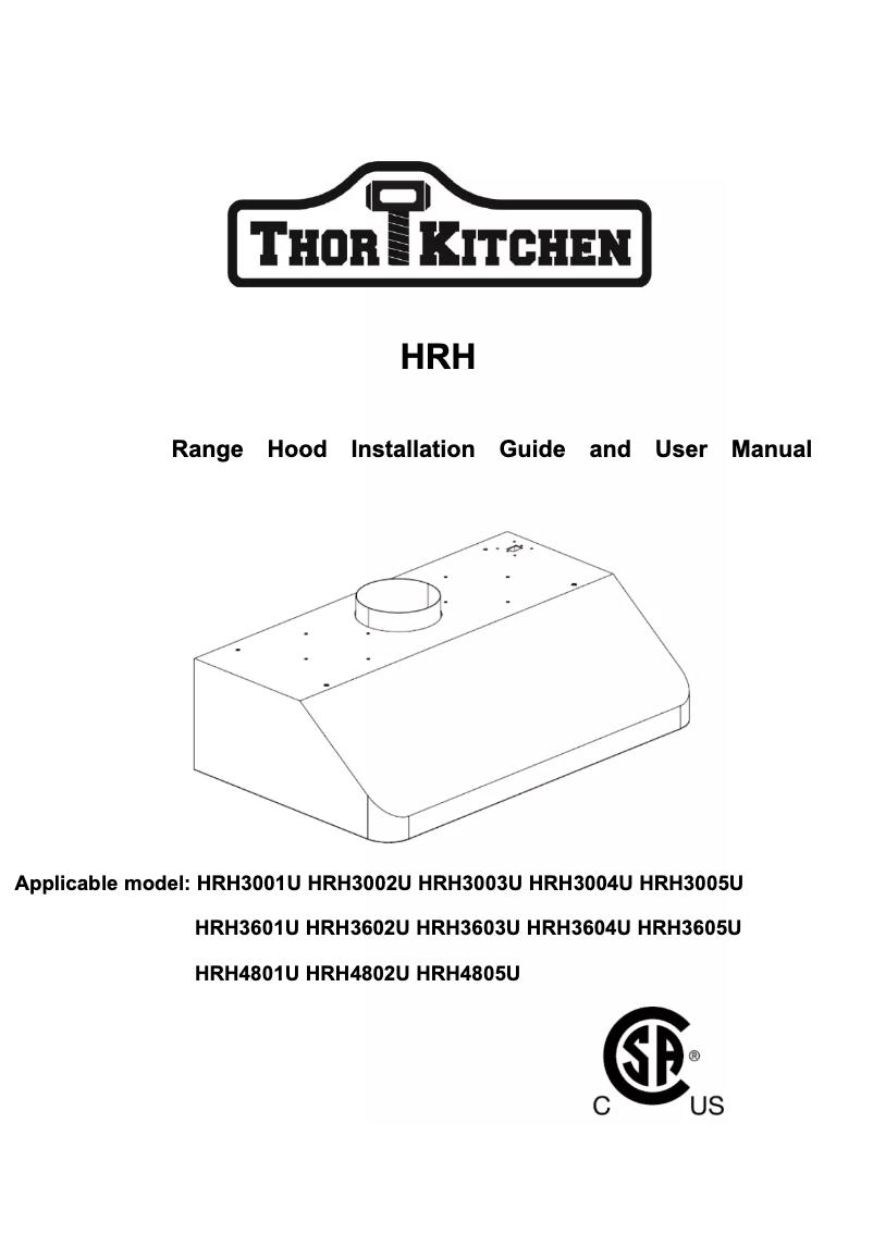 Página 1 del manual Manual de usuario Thor HRH3005U