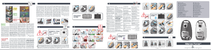 Imagen de la primera página del manual del dispositivo Silence Force Effitech RO7453EA