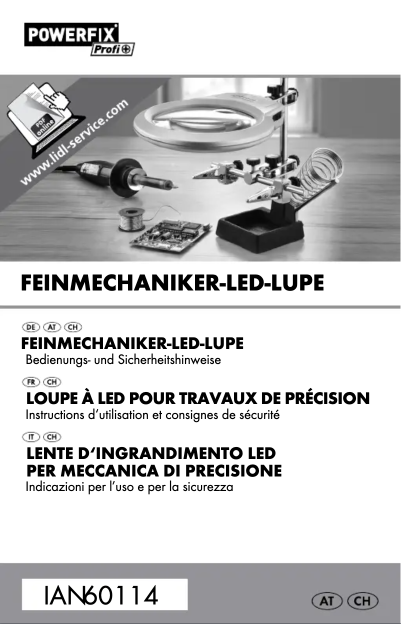 Imagen de la primera página del manual del dispositivo Z30225