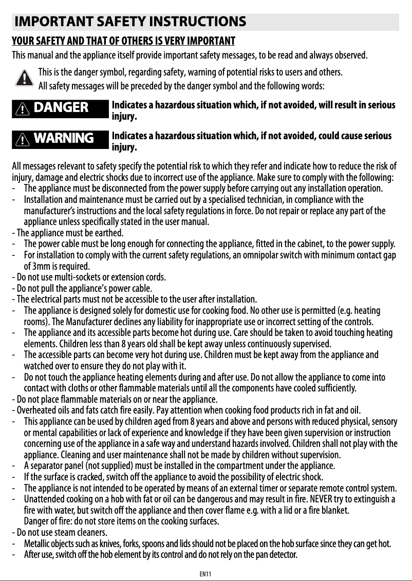 Página 1 del manual Manual de usuario Bauknecht EKIO7640IN