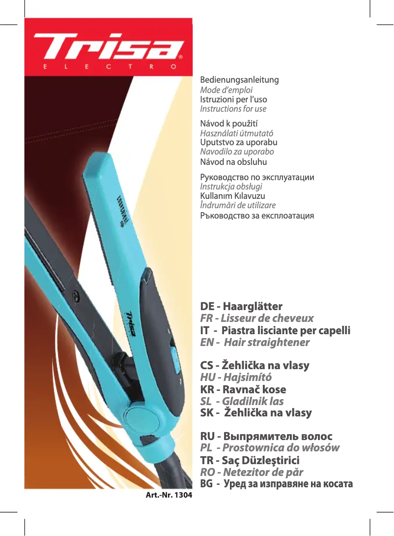 Imagen de la primera página del manual del dispositivo 1304-14