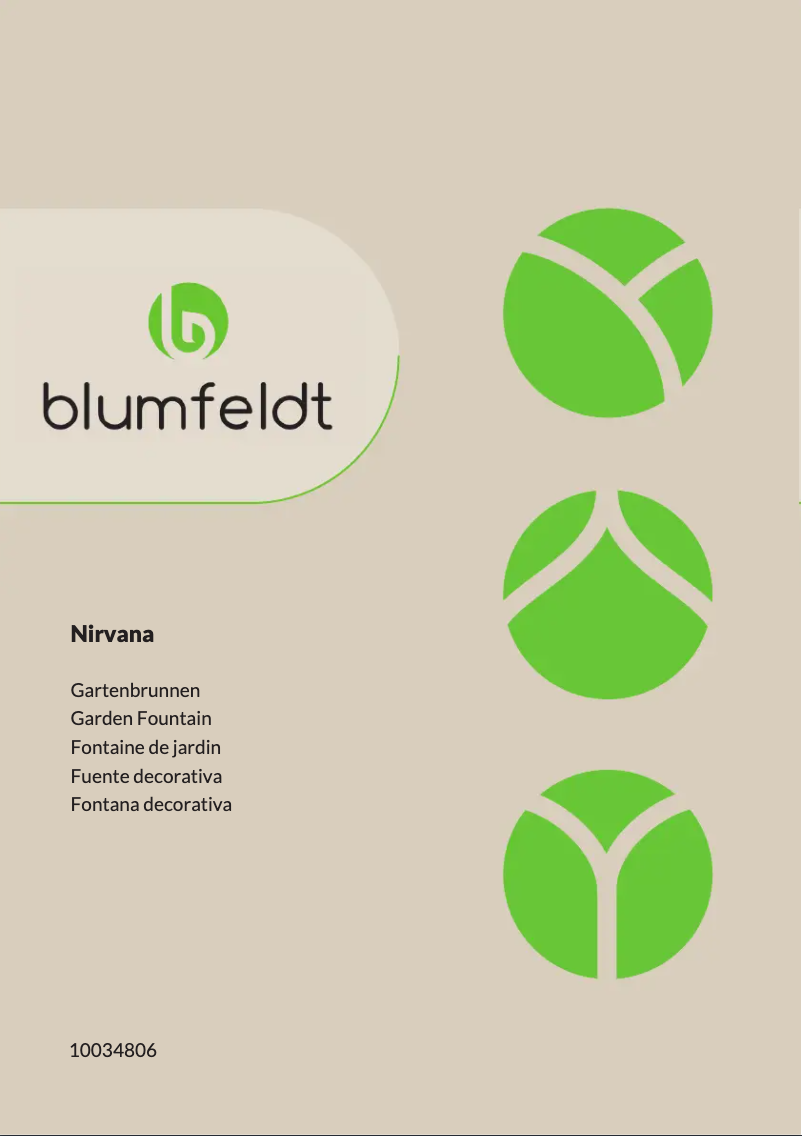 Página 1 del manual Manual de usuario Blumfeldt Nirvana