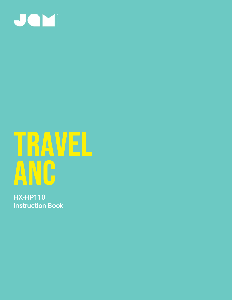 Página 1 del manual Manual de usuario Jam Travel ANC HX-HP110