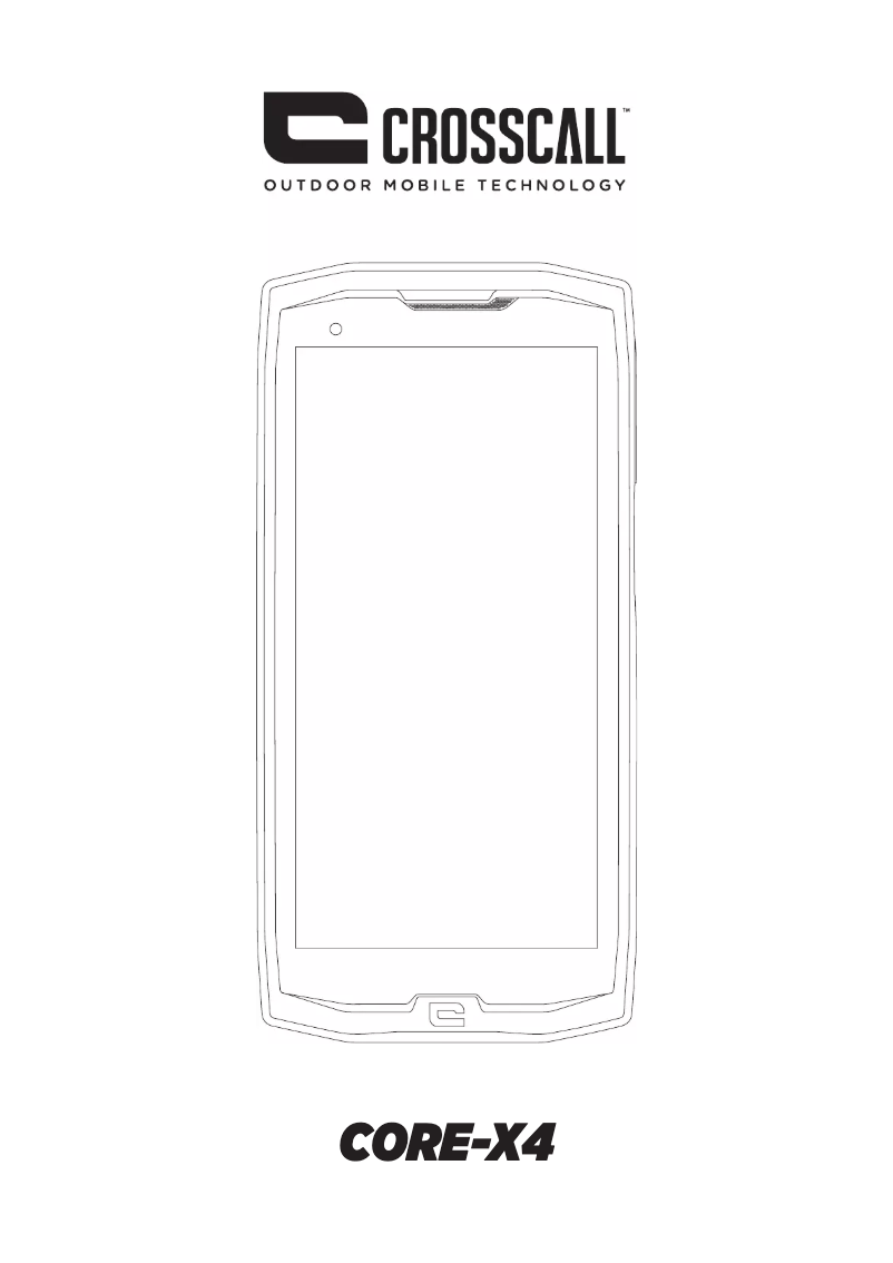 Imagen de la primera página del manual del dispositivo Core-X4