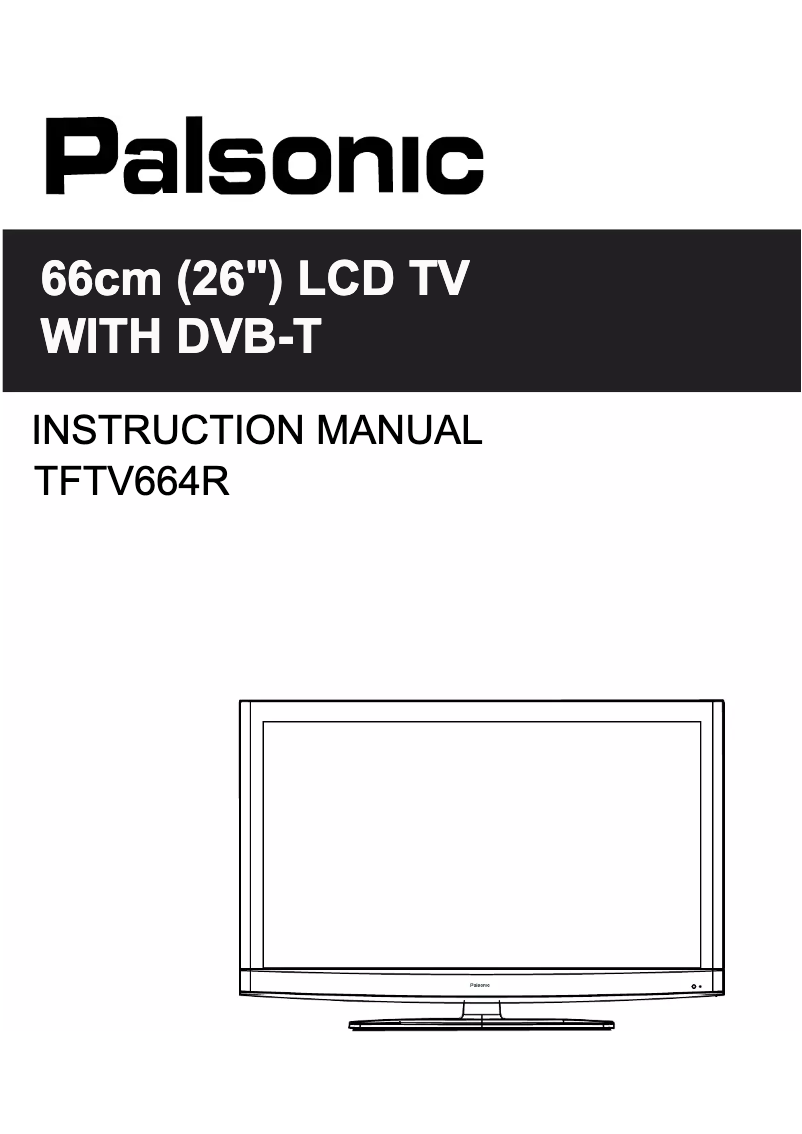 Página nº 1 - Manual de usuario Palsonic TFTV664R