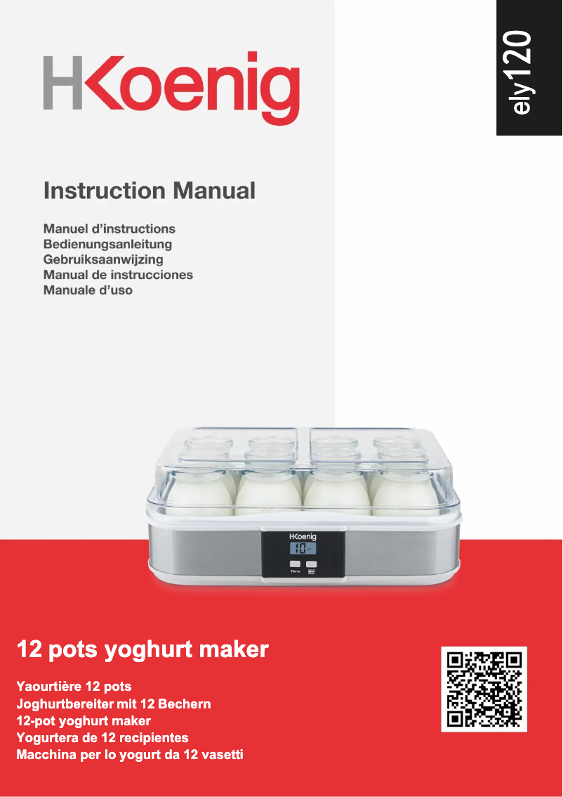 Página 1 del manual Manual de usuario H.Koenig ELY120