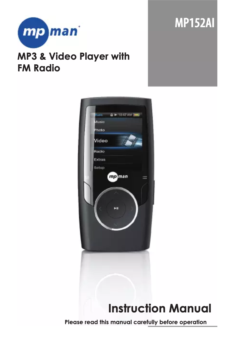 Imagen de la primera página del manual del dispositivo MP152AI