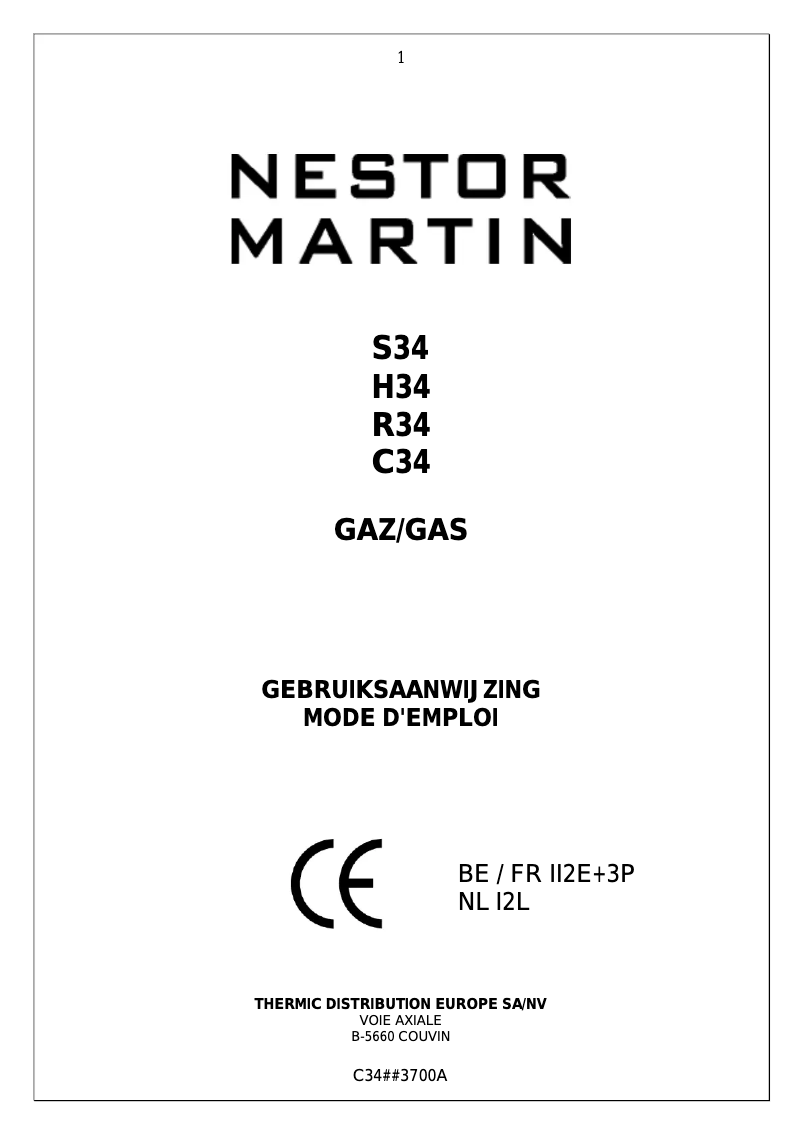 Imagen de la primera página del manual del dispositivo H34