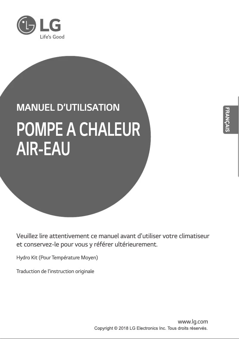 Página 1 del manual Manual de usuario LG ARNH10GK2A4