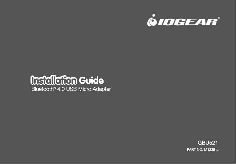 Imagen de la primera página del manual del dispositivo GBU521W6