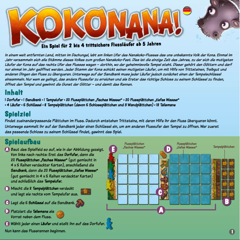 Imagen de la primera página del manual del dispositivo Kokonana