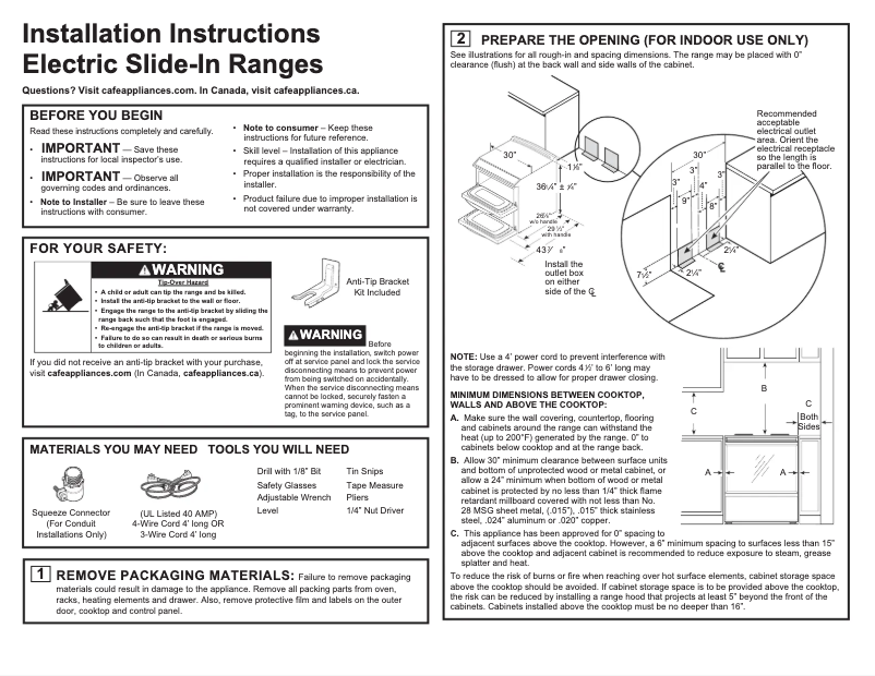 Imagen de la primera página del manual del dispositivo CHS950P2MS1