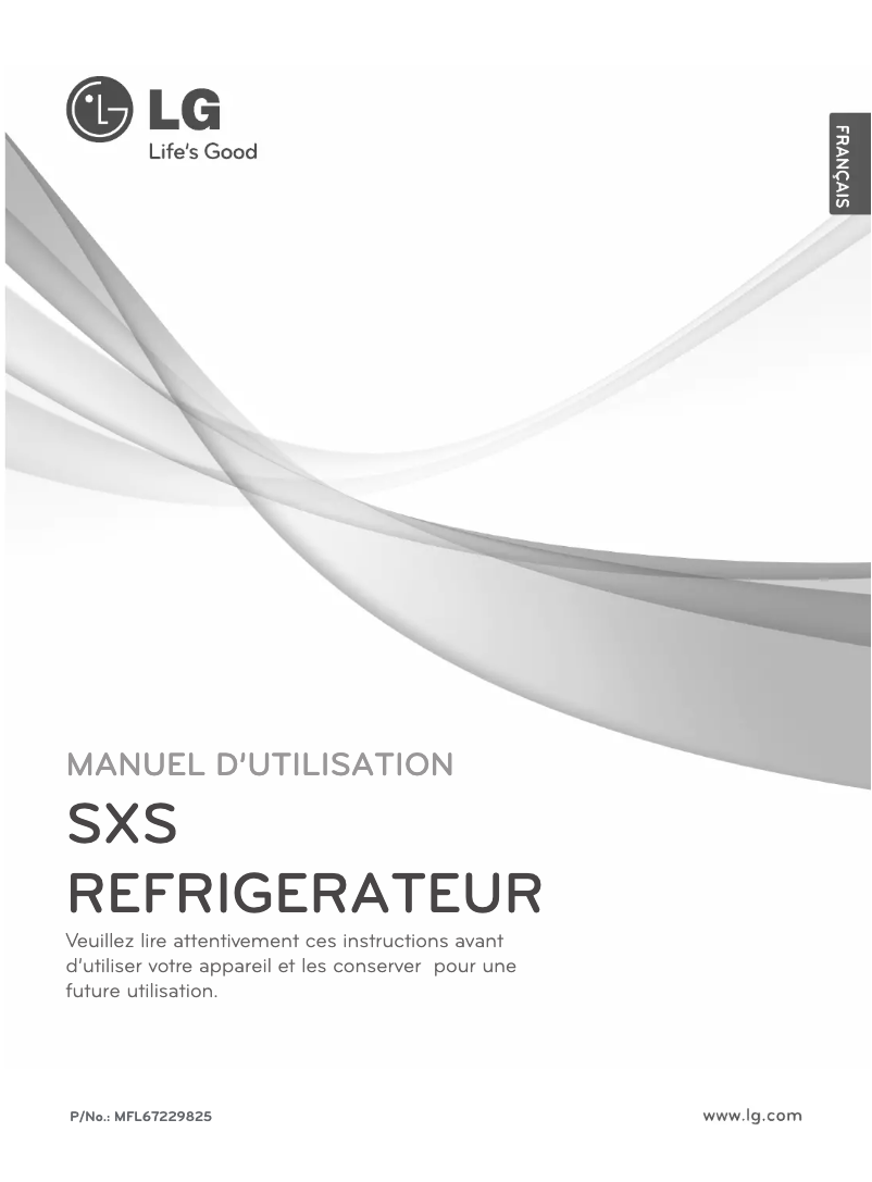 Imagen de la primera página del manual del dispositivo GR-M237AGQV