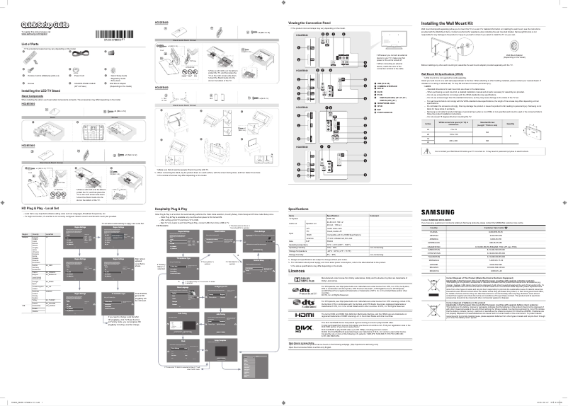 Imagen de la primera página del manual del dispositivo HG32EE460SK